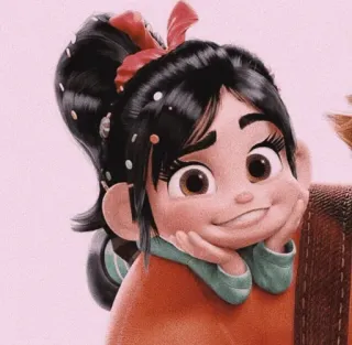 💎 Vanellope Wreck-It Ralph vanellope von schweetz, disney, cartone animato, wreck-it ralph, personaggio, animato, carino telegram sticker