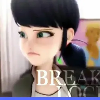 😑 BREAK LOOK telegram sticker