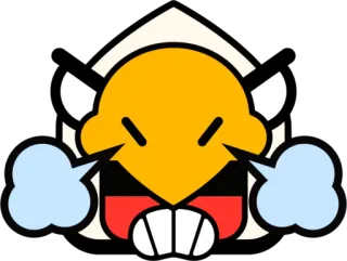 😡 Crow Brawl Stars 크로우, 브롤스타즈, 화난, 캐릭터, 모바일 게임, 비디오 게임 telegram sticker