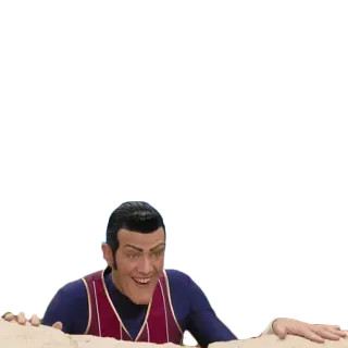 😁 Robbie Rotten LazyTown kreskówka, złoczyńca, LazyTown, Robbie Rotten, postać telegram sticker