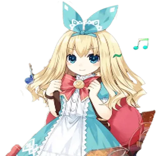 🎶 Anime, Manga, Fille, Dessin animé, Personnage, Mignon, Illustration whatsapp sticker