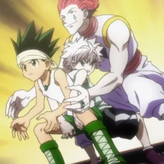 ☠ Gon Freecss Hunter x Hunter Anime, Hunter, Hisoka, Killua, Gon telegram sticker