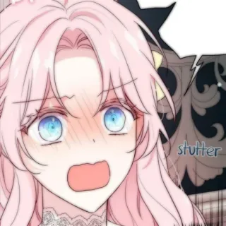 🍭 stutter อนิเมะ, มังงะ, ปฏิกิริยา, ตกใจ, กังวล, การ์ตูน, สีหน้า telegram sticker