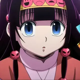 😧 Alluka Zoldyck Hunter x Hunter anime, child, zoldyck, hunter x hunter, cute telegram sticker