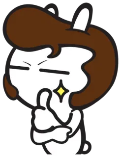 👍 Kreskówka, Postać, Kciuk w górę, Pozytywne telegram sticker
