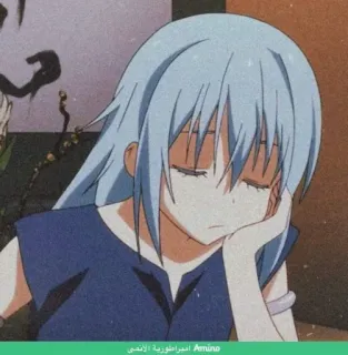 🤔 Rimuru Tempest That Time I Got Reincarnated as a Slime anime, schlafend, rimuru, schleim, tempest, wiedergeboren telegram sticker