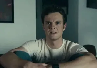 😬 Hughie Campbell The Boys The Boys, Hughie Campbell, Jack Quaid, chocado, série de TV, Amazon Prime telegram sticker