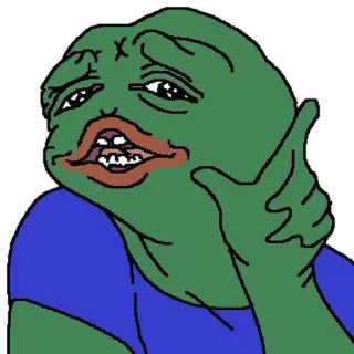 🐸 Pepe the Frog Pepe, Meme, Frog, Internet Meme whatsapp sticker