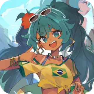🤙 Miku Hatsune Vocaloid telegram sticker