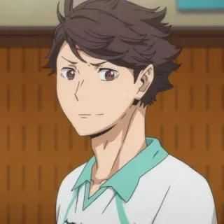 💗 Oikawa Tooru Haikyuu!! Anime, Haikyuu, Oikawa, Oikawa Tooru, Cartone animato telegram sticker