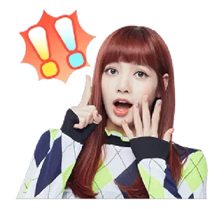 😱 mujer, shock, sorpresa, exclamación telegram sticker