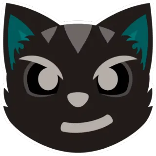 😼 gato, adesivo, animal, desenho animado telegram sticker