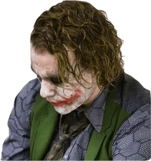 😞 Joker The Dark Knight ジョーカー, ヴィラン, DCコミックス, ダークナイト, ヒース・レジャー, ピエロ, ゴッサム telegram sticker