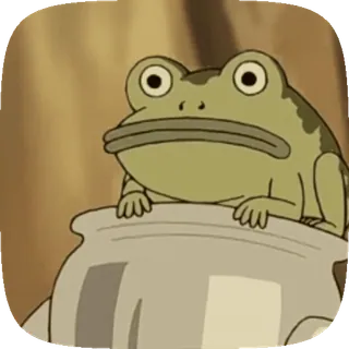 🐸 Gama-chan Naruto telegram sticker