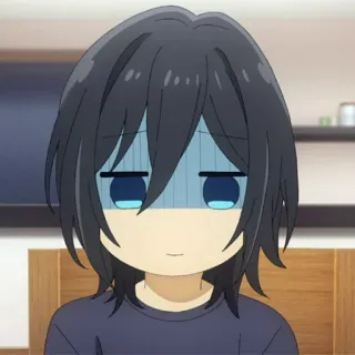 🌚 anime, dibujos animados, personaje, preocupado, mono, manga telegram sticker