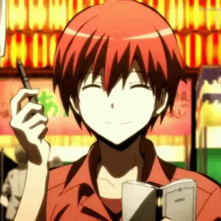 🎈 Karma Akabane Assassination Classroom Anime, Mangá, Karma Akabane, Assassination Classroom whatsapp sticker