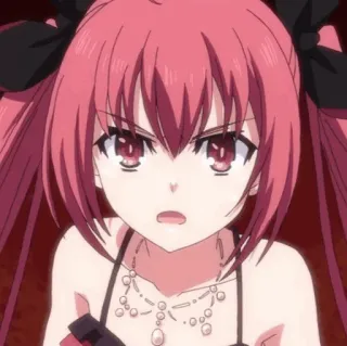 🔥 anime, girl, pink hair, cartoon, character telegram sticker