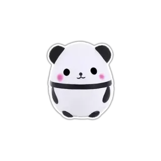 🐼 panda, carino, kawaii, animale, orso whatsapp sticker