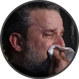 😭 piangere, uomo, triste, arrabbiato, lacrimoso, angosciato telegram sticker