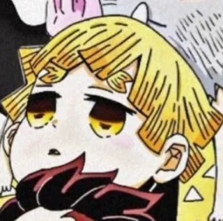 ⚡ Zenitsu Agatsuma Demon Slayer Anime, Manga, Zenitsu, Demon Slayer telegram sticker