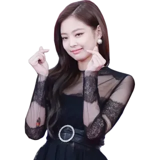 ❤️ Jennie kpop, sängerin, asiatisch, frau, blackpink, musik whatsapp sticker