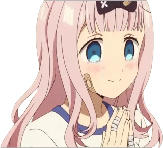 🙏 Chika Fujiwara Kaguya-sama: Love Is War Anime, Chika Fujiwara, Kaguya-sama Love is War, Carino, Ragazza whatsapp sticker