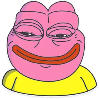 😊 Pepe the Frog pepe, sapo, meme, meme da internet, desenho animado, personagem telegram sticker