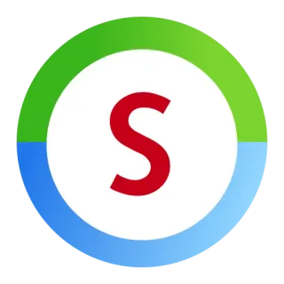 👍 S letter s, alphabet, logo whatsapp sticker