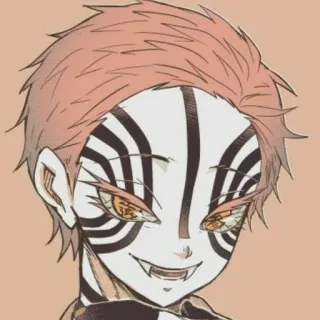 🤓 Akaza Demon Slayer Аниме, Демон, Персонаж, Аказа, Клинок, рассекающий демонов telegram sticker