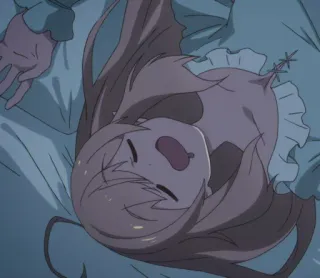 💤 sleep, anime, cute, girl, cartoon telegram sticker