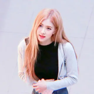 🍼 Rose Rose, Frau, Porträt, Sängerin, K-Pop, Blackpink telegram sticker