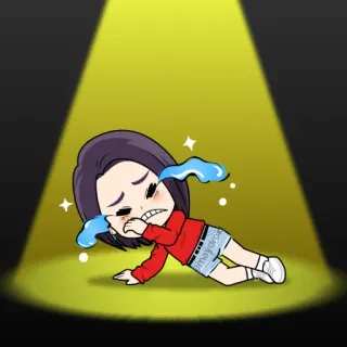 😭 maydros crying, sad, emotional, cartoon, distressed telegram sticker