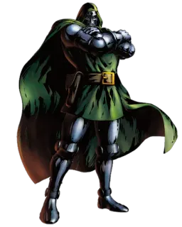 👨 Doctor Doom Dottor Destino, Marvel Comics, Supercriminale, Personaggio dei fumetti, Cattivo, Latveria telegram sticker