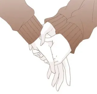 💗 Hände, Händchenhalten, Liebe, Beziehung, Zuneigung, Freundschaft, Paar telegram sticker