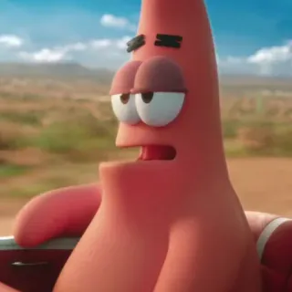 🐙 Patrick Star patrick star, spongebob squarepants, cartoon character, animated character, nickelodeon, pink starfish telegram sticker