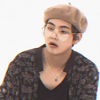 🖇️ V 韩流, 歌手, V, 防弹少年团, 音乐, 偶像, 名人 telegram sticker