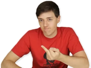 🖕 dedo do meio, ofensivo, rude, gesto, pessoa, homem whatsapp sticker