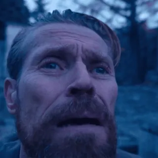 π¨ Willem Dafoe attore, ritratto, faccia, stella del cinema, uomo whatsapp sticker
