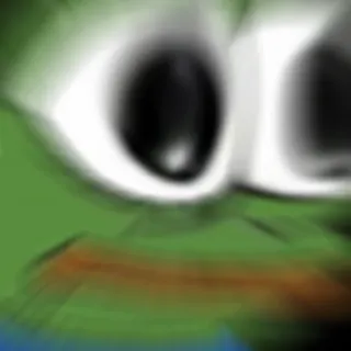 😱 Pepe the Frog Pepe, frog, meme, internet meme, cartoon, eyes telegram sticker