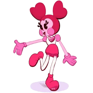 🐭 Spinel Steven Universe Kartun, Merah muda, Karakter, Fanart whatsapp sticker