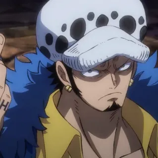 🩺 Trafalgar Law One Piece Anime, One Piece, Trafalgar Law, Pirat, Shonen telegram sticker