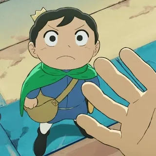 🤝 Bojji Ranking of Kings Anime, Personnage, Roi, Prince, Bojji, Ranking of Kings telegram sticker
