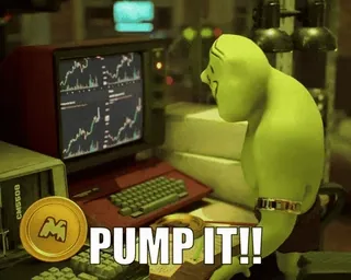🤑 Shrek PUMP IT!! ミーム, シュレック, パンプ, 投資, 株 telegram sticker