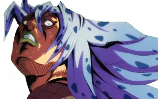 👩‍🦳 anime, manga, character, expression, fear, shock telegram sticker
