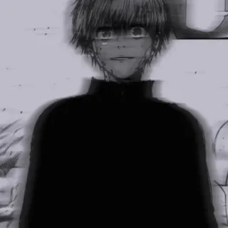 🖤 Ken Kaneki Tokyo Ghoul anime, ghoul, tokyo, ken, kaneki, gore whatsapp sticker