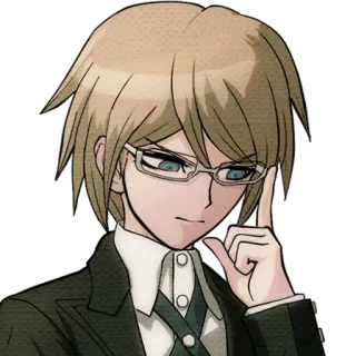 🧐 Byakuya Togami Danganronpa Anime, Manga, Kính, Thông minh, Tự tin telegram sticker