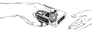 🗝 Nu-Bel Dessin animé, Mains, Boîte telegram sticker