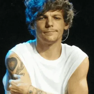 🥛 Louis Tomlinson musicien, chanteur, célébrité, portrait telegram sticker