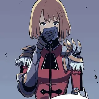 🕯 Anime, Nhân vật, Áo giáp, Cô gái telegram sticker