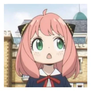 😄 Anya Forger Spy x Family Anya Forger, Anime, Spy x Family, Dibujos animados, Personaje, Lindo whatsapp sticker
